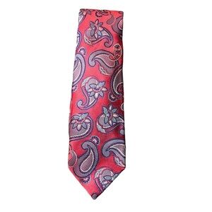 Altea Silk Paisely Tie Pink